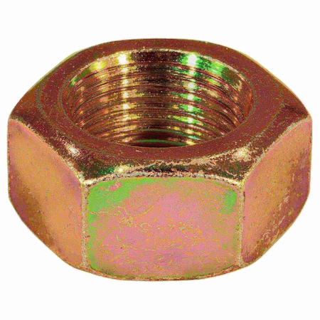Midwest Fastener Hex Nut, M20-1.50, Steel, Class 8, Zinc Yellow, 4 PK 73668
